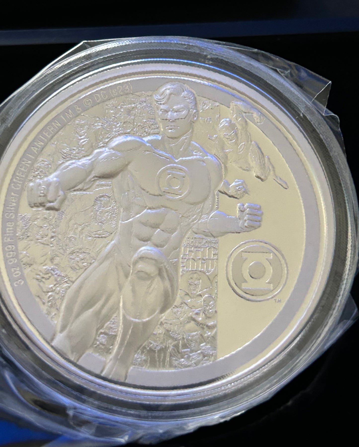 2023 $10 DC CLASSIC "GREEN LANTERN"  3 oz SILVER COIN - ONLY 1000 MINTED