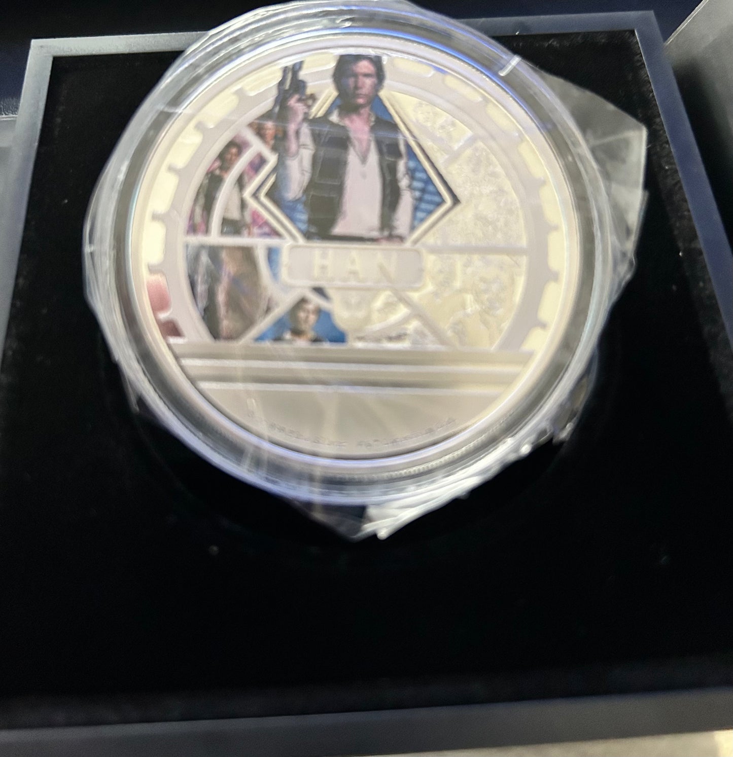 2023 Niue Star Wars Han Solo Coin 3 oz Colorized .999 Silver Proof